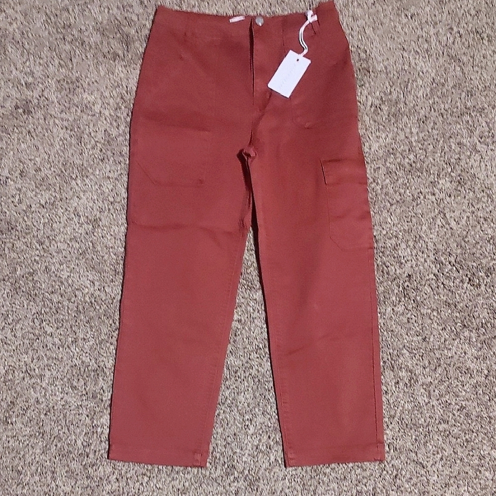 Rust Cargo Jeans By Risen